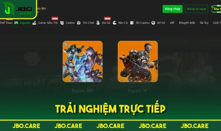 trai nghiem truc tiep Trải nghiệm trực tiếp